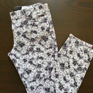 Floral Banana Republic pants
